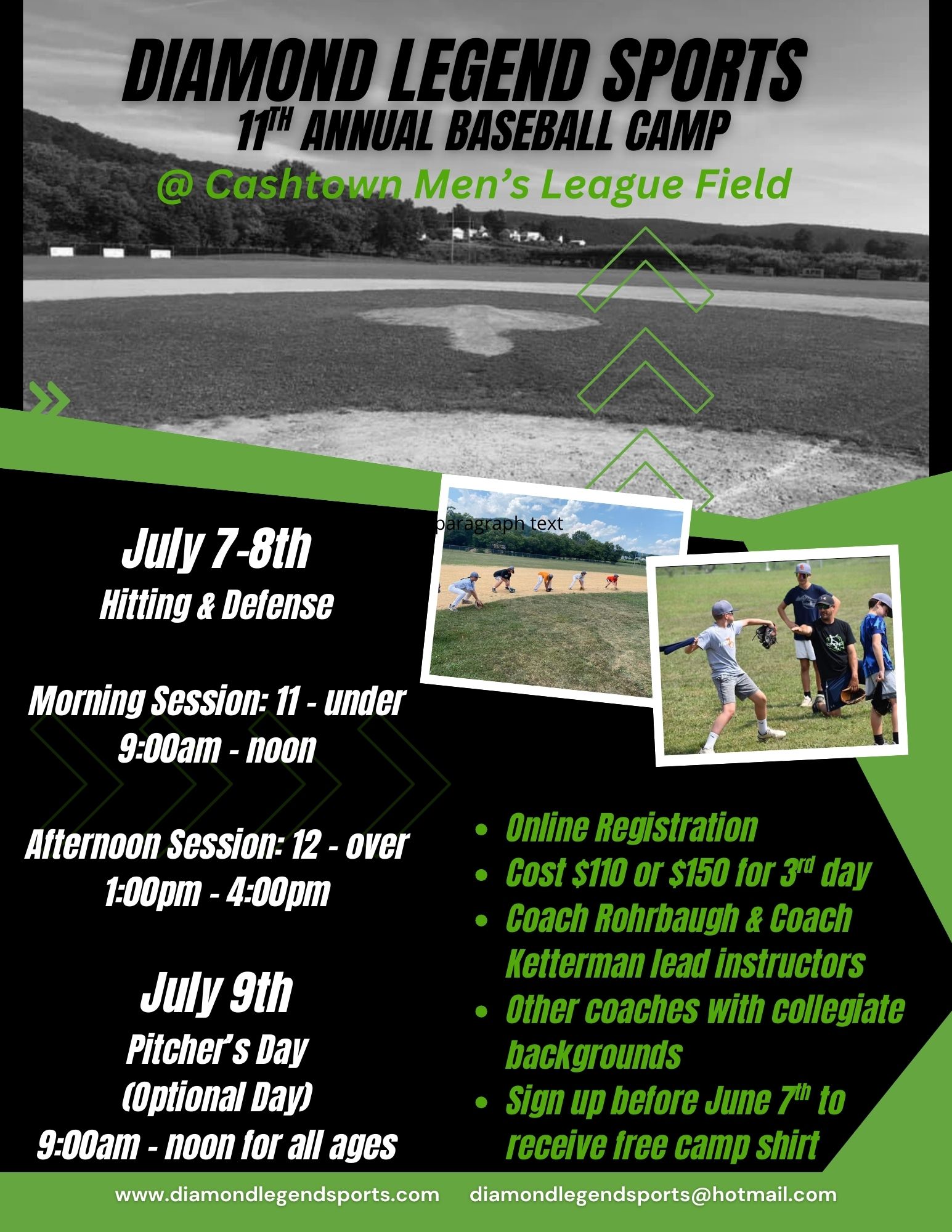 Two Day Summer Baseball Camp