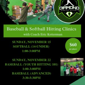 Baseball Hitting Clinic (Nov 22)