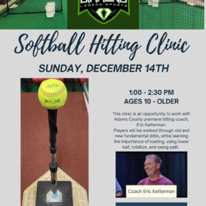 Softball Hitting Clinic (Dec 14)
