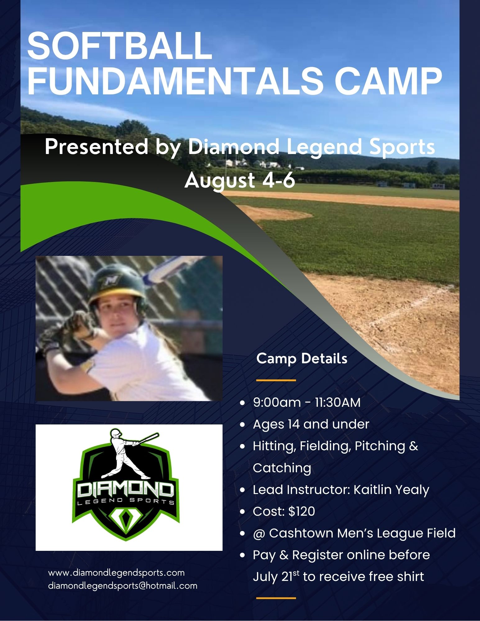 Three Day Summer Softball Camp