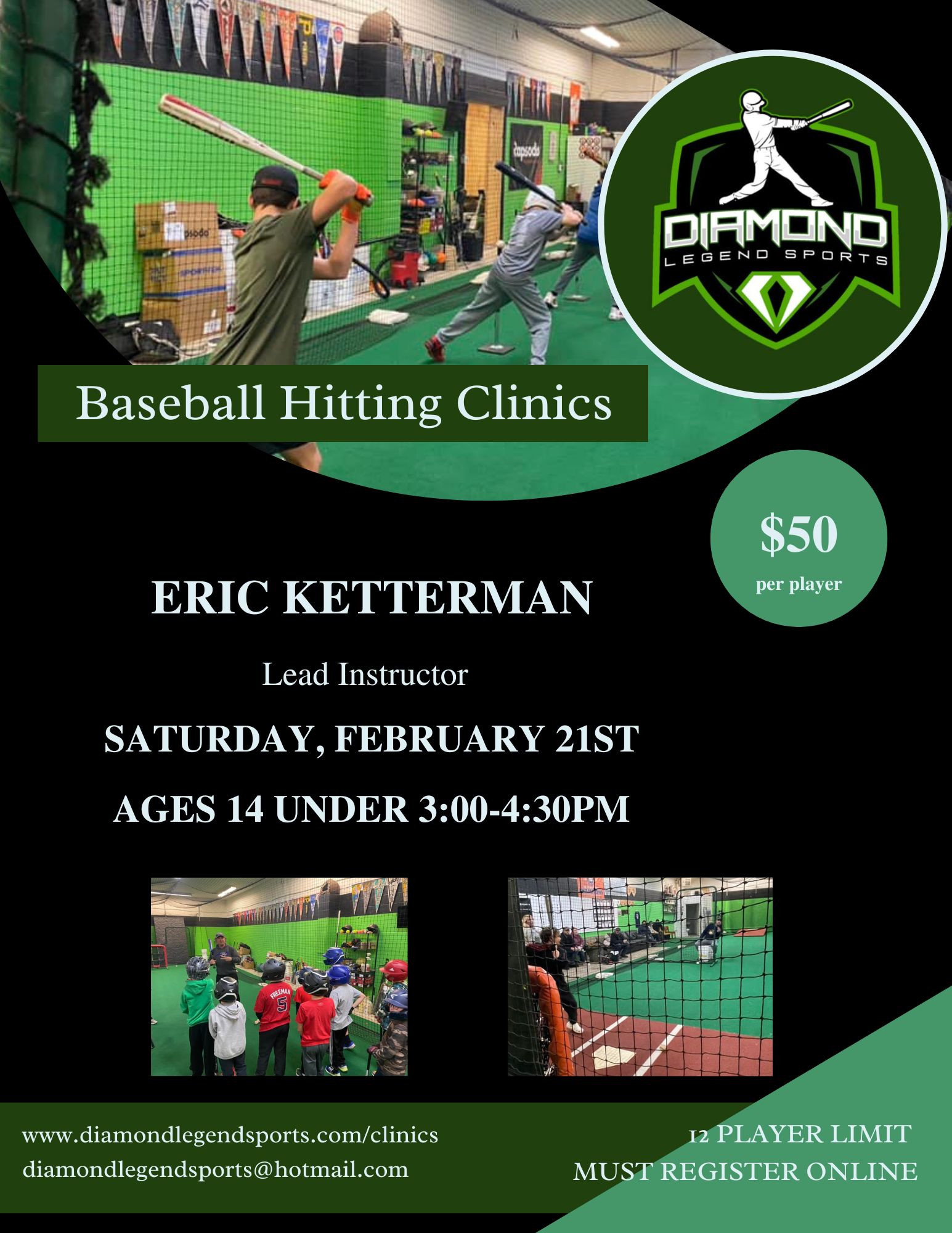 Baseball Hitting Clinic