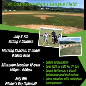Three Day Summer Baseball Camp