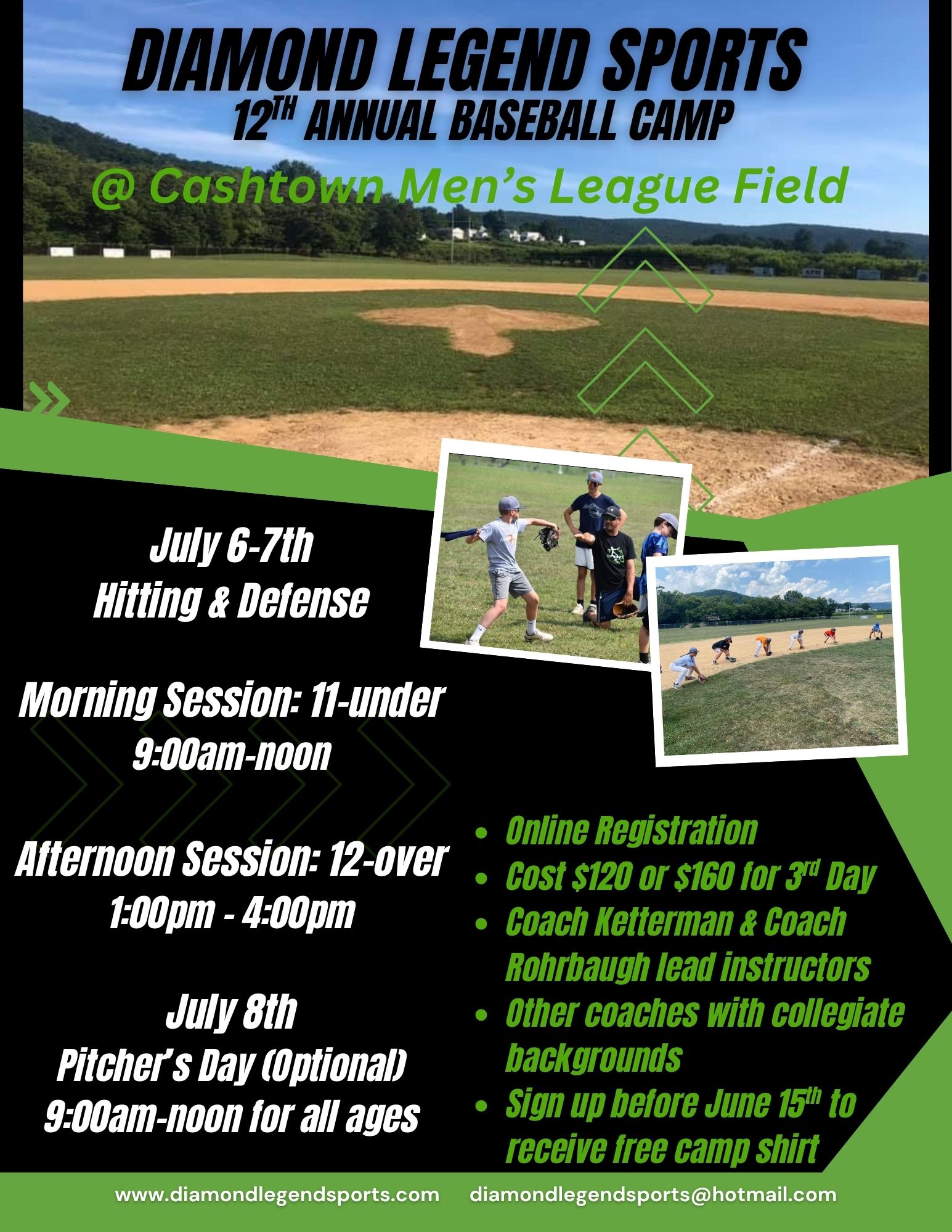 Three Day Summer Baseball Camp