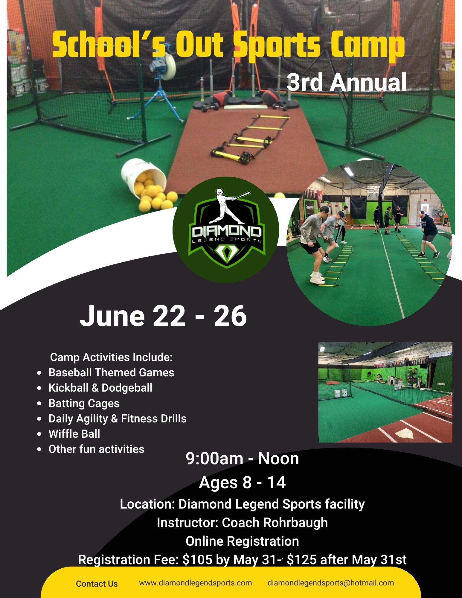 School’s Out Sports Camp (June 22-26)